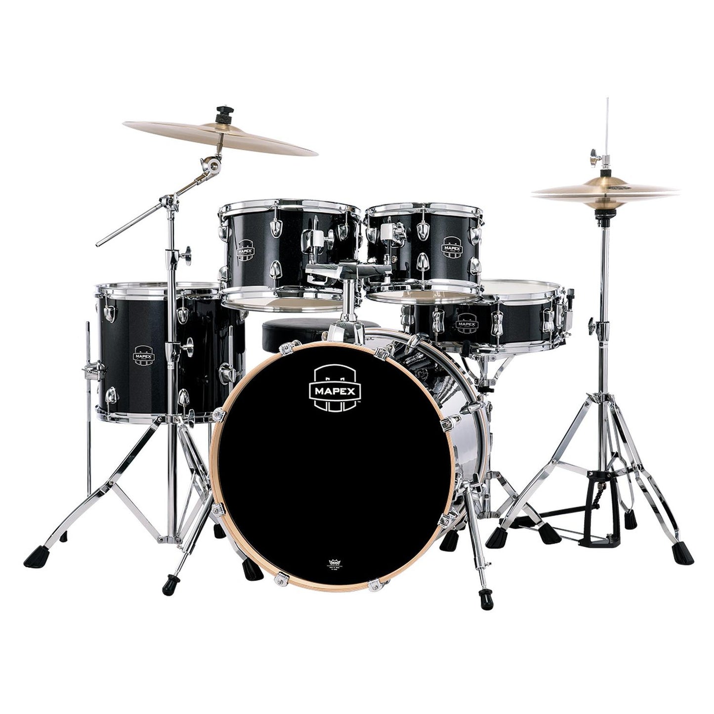 Batería Acústica Venus Black Galaxy Sparkle VE5044FTC-VH MAPEX