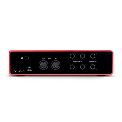 Interfaz de Audio USB 2.0 4x4 SCARLETT 4I4 4G FOCUSRITE