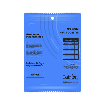 Paquete de 10 Cuerdas Individuales 5A (0.036) BCG-036 BABILON