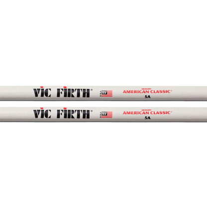 Baquetas American Classic 5A Color Blanco punta madera 5AW VIC FIRTH