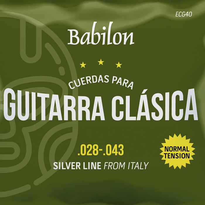 Set de Cuerdas para Guitarra (0.028-0.043) ECG-40/2843 BABILON aaa