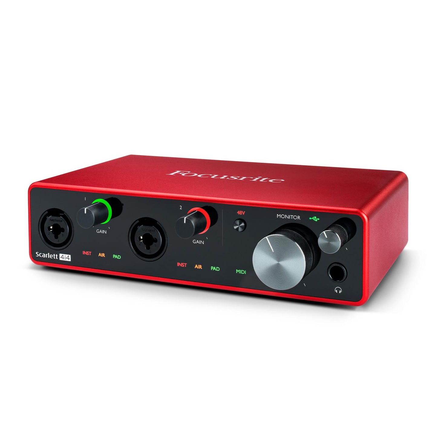 Interfaz de Audio USB 2.0 4x4 SCARLETT 4I4 4G FOCUSRITE