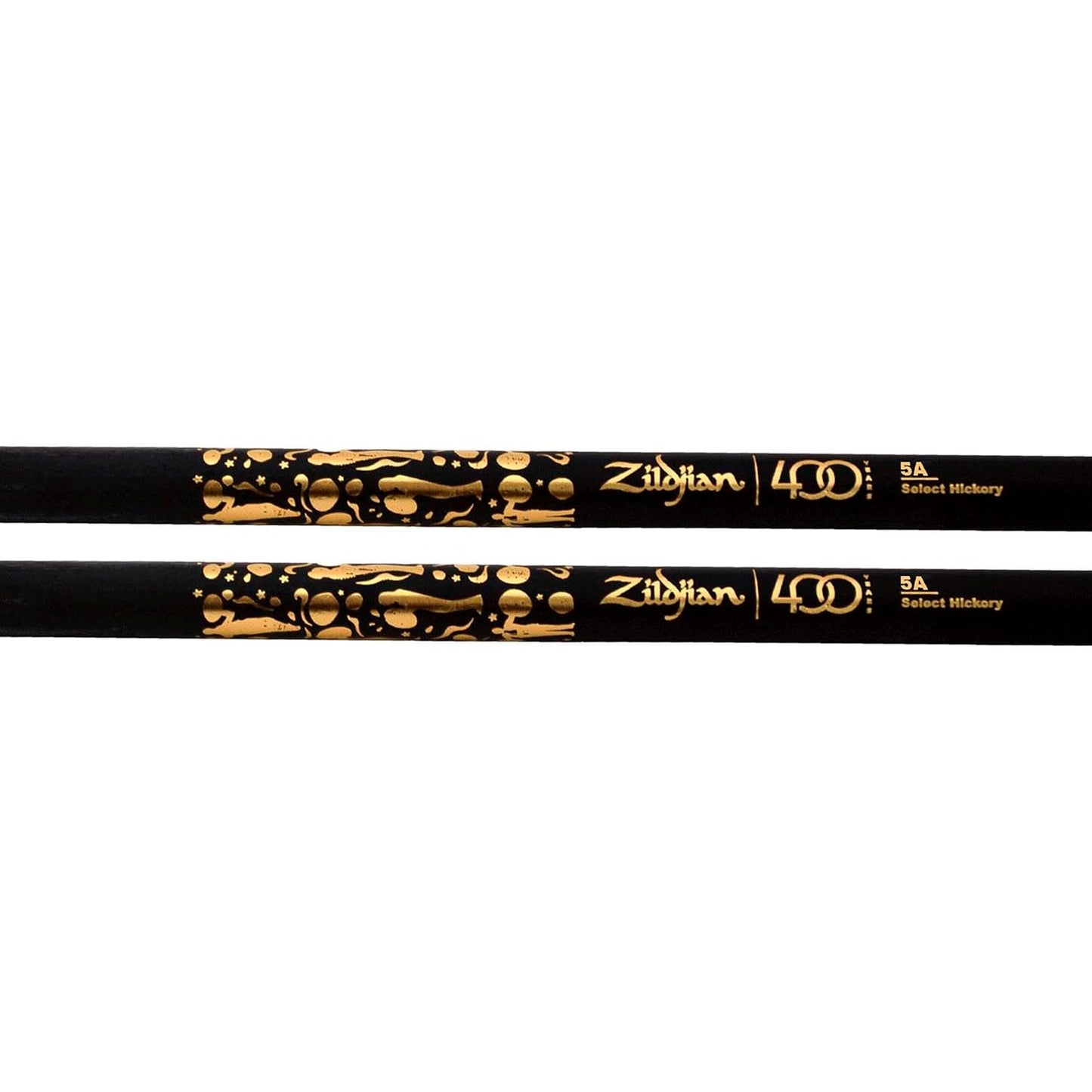 Baquetas 5A Edición Limitada 400 Aniversario Punta de Nylon Z5AND-400 ZILDJIAN