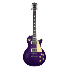 Guitarra Eléctrica Serie Unique Color Purpura con Case COSMOS-PL BABILON