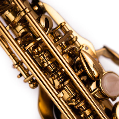 Saxofón Soprano Bb Dorado con Estuche FT-6433L KLINGT.