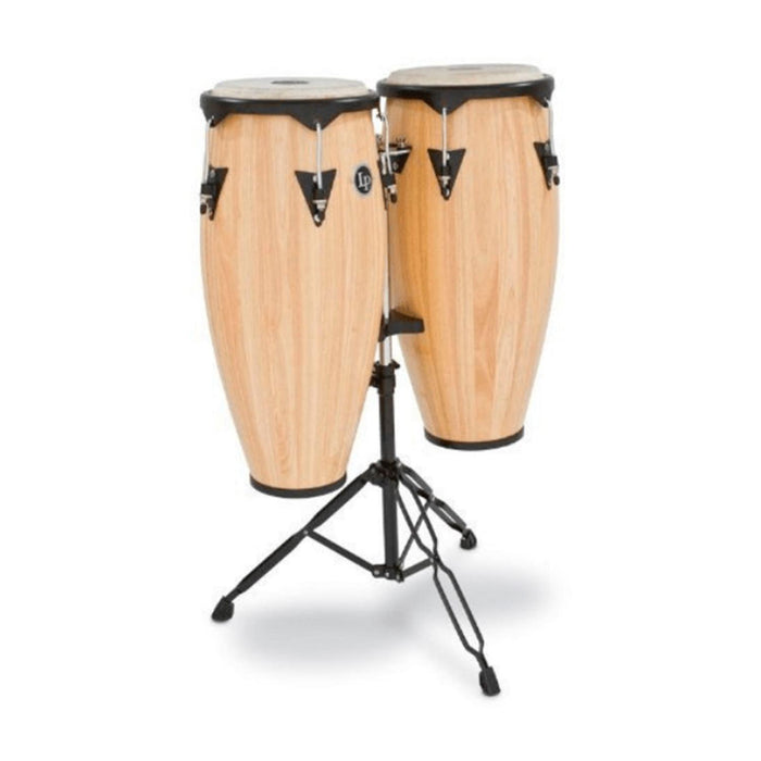 Congas 11" y 12" Serie LP City con Soporte LP647NY-AW LATIN PERCUSSION. aaa