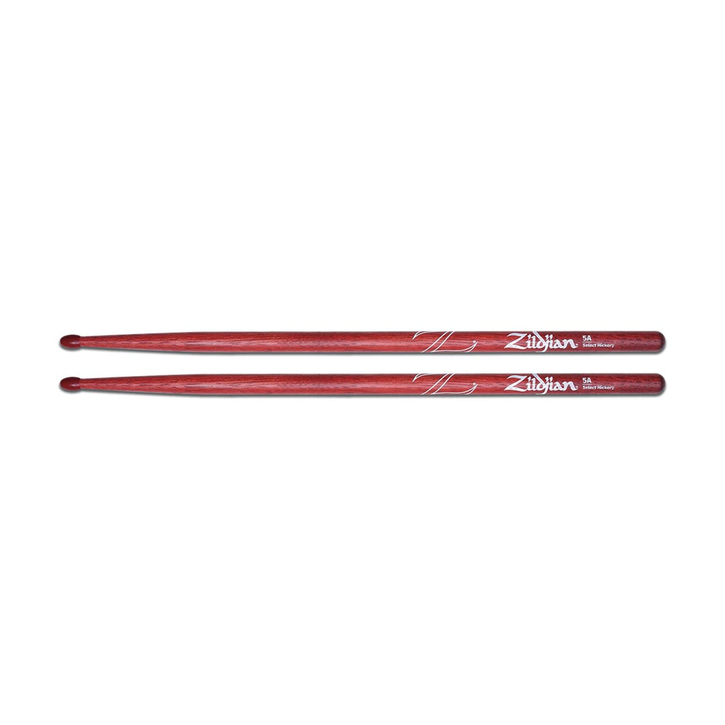 Baquetas Serie Hickory Punta Ovalada de Nylon Color Vino Z5ANR ZILDJIAN