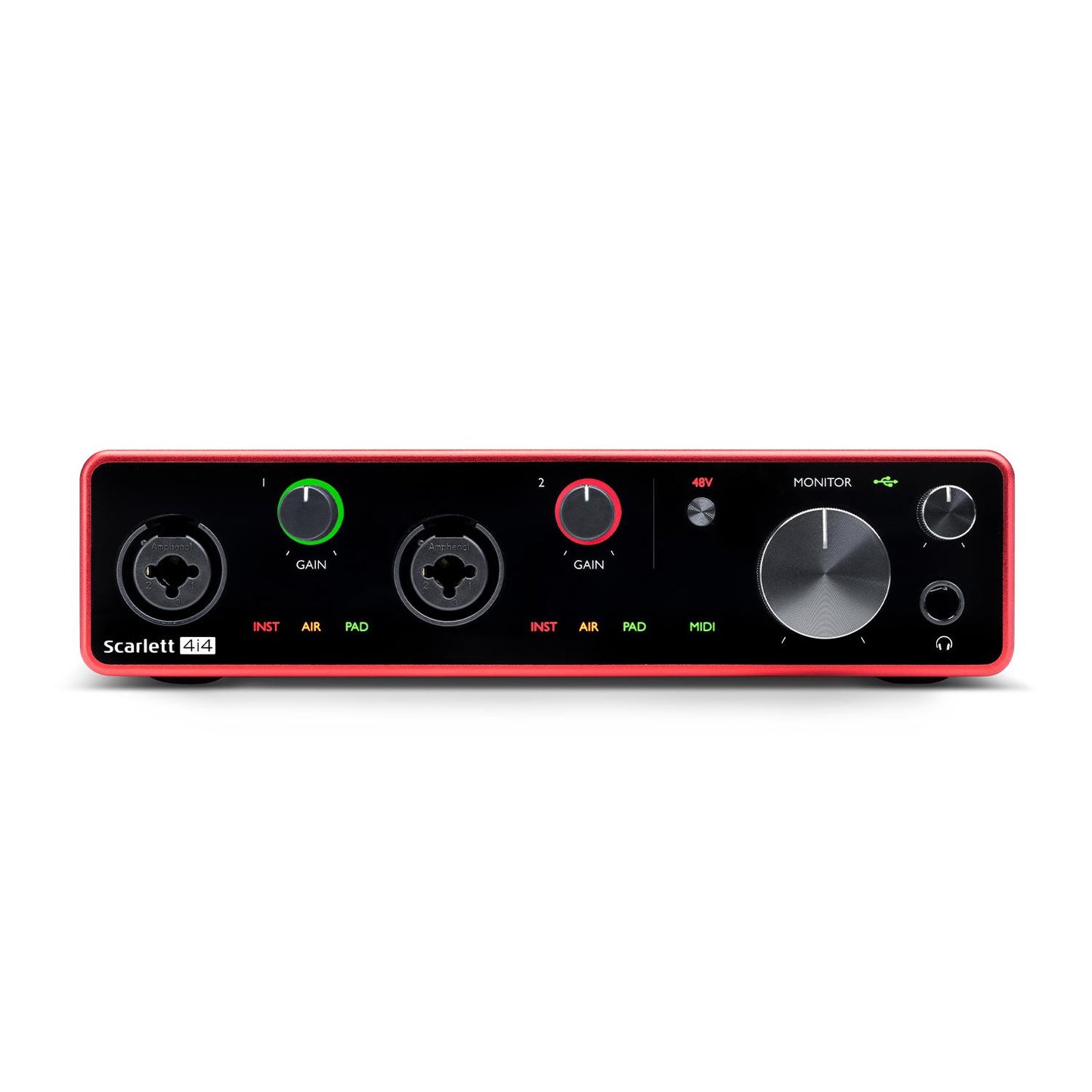 Interfaz de Audio USB 2.0 4x4 SCARLETT 4I4 4G FOCUSRITE