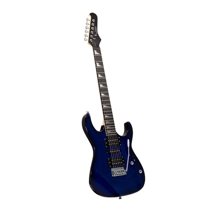 Guitarra Eléctrica Color Azul Sombreado SEAWALL-TBB BABILON