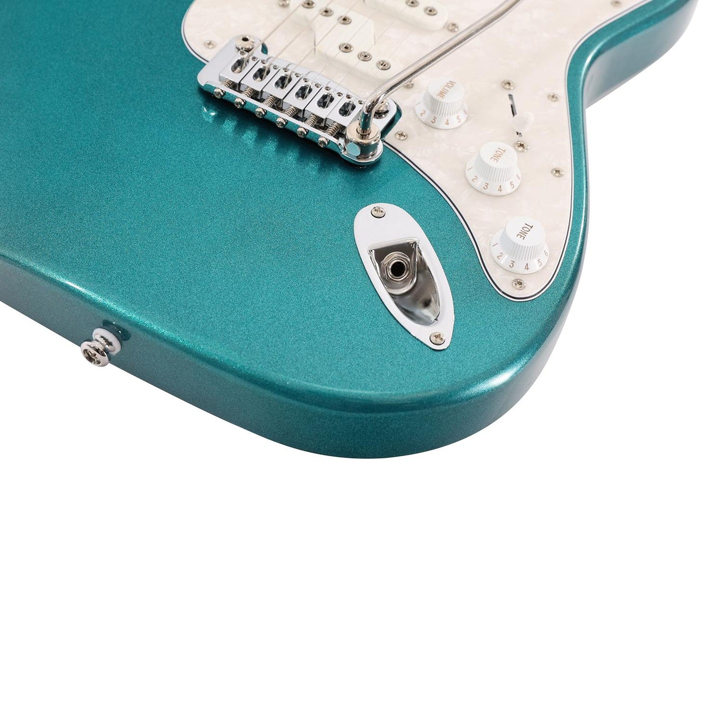 Guitarra Eléctrica Tribute Series Comanche Emerald Blue TI-COM-111R63M36 G&L