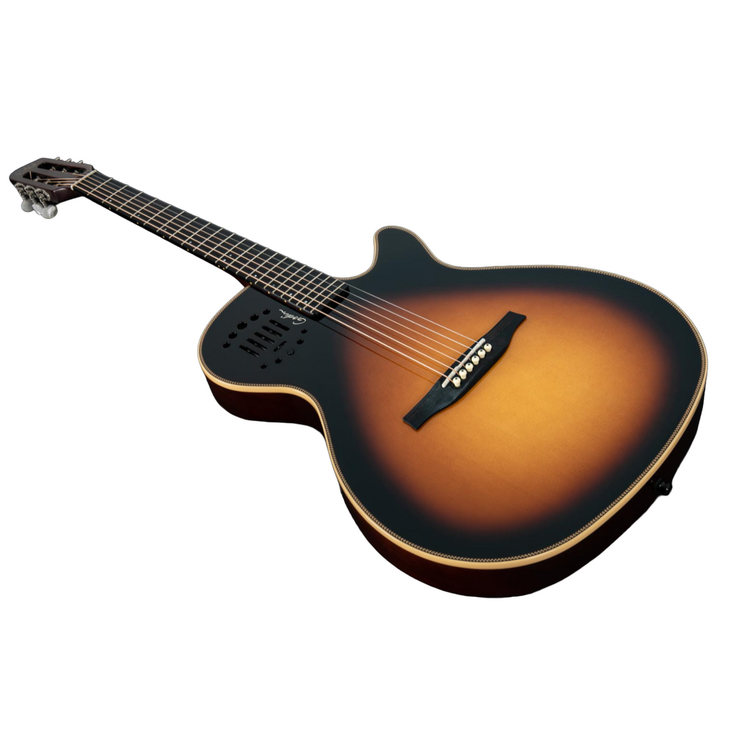 Guitarra Electroacústica Multiac Steel Duet Ambiance Sunburst HG 40735 GODIN