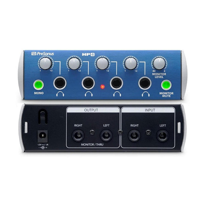 Amplificador para audífonos 4 canales HP4 Presonus aaa