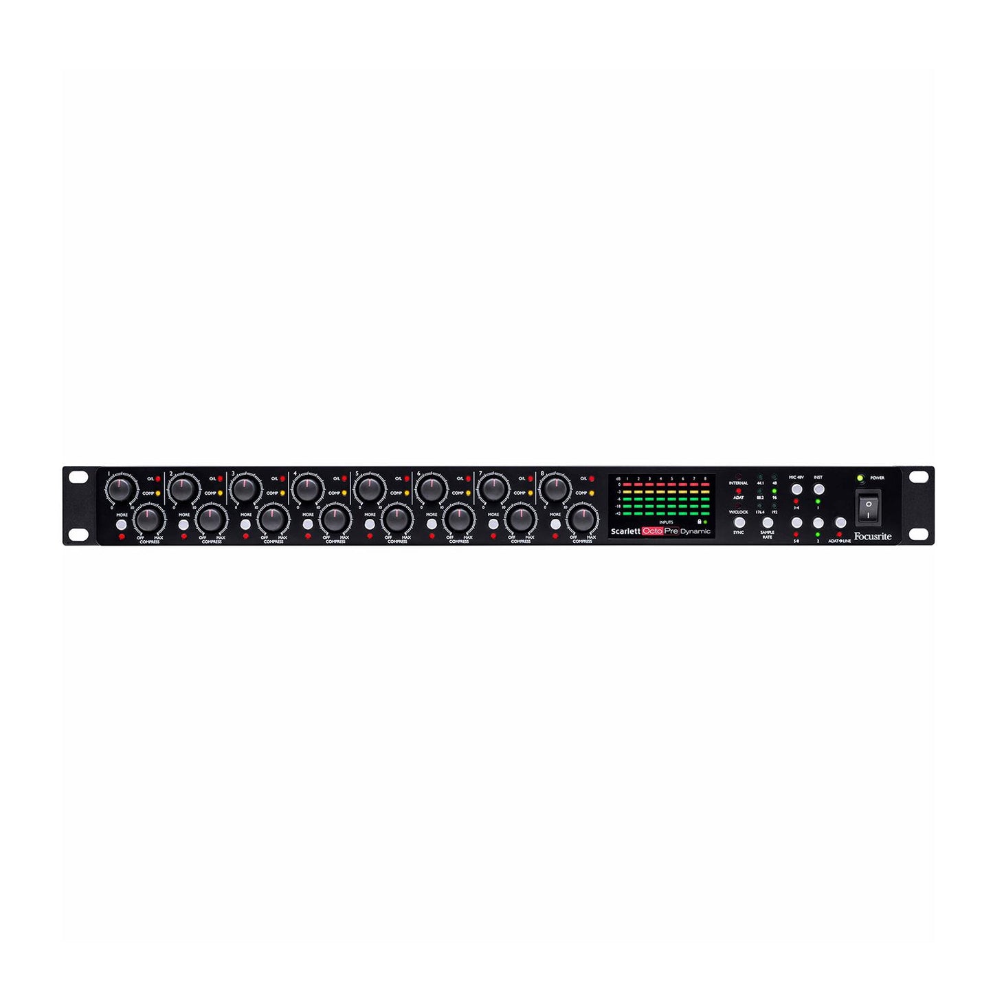 Preamplificador de Micrófono de 8 Canales SCARLETT OCTOPRE FOCUSRITE