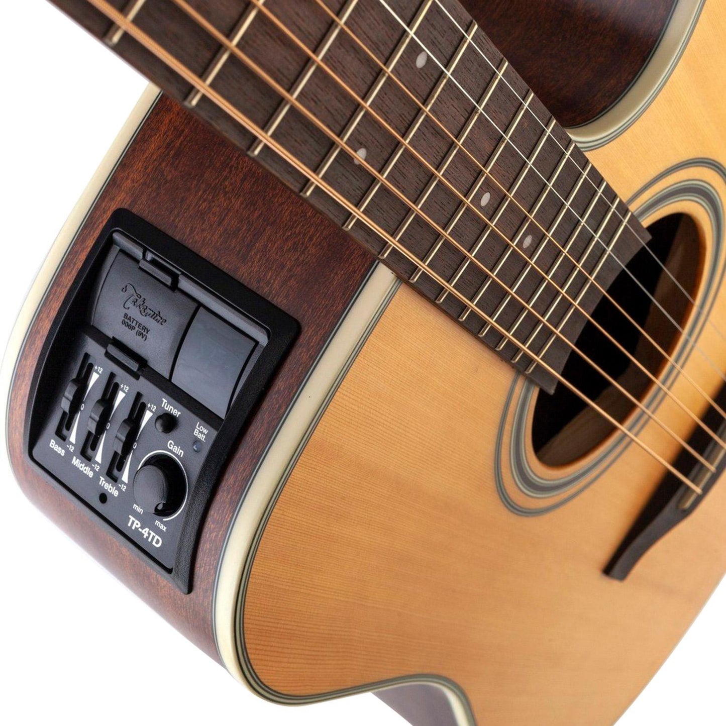 Guitarra Electroacústica Dreadnought Cutaway de 6 Cuerdas GD20CE NS TAKAMINE