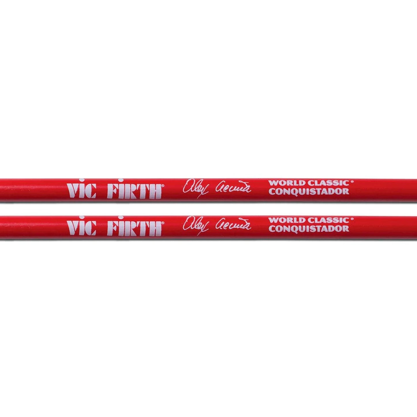 Baquetas para Timbal World Classic “Conquistador” Alex Acuña Color Rojo SAA VIC FIRTH