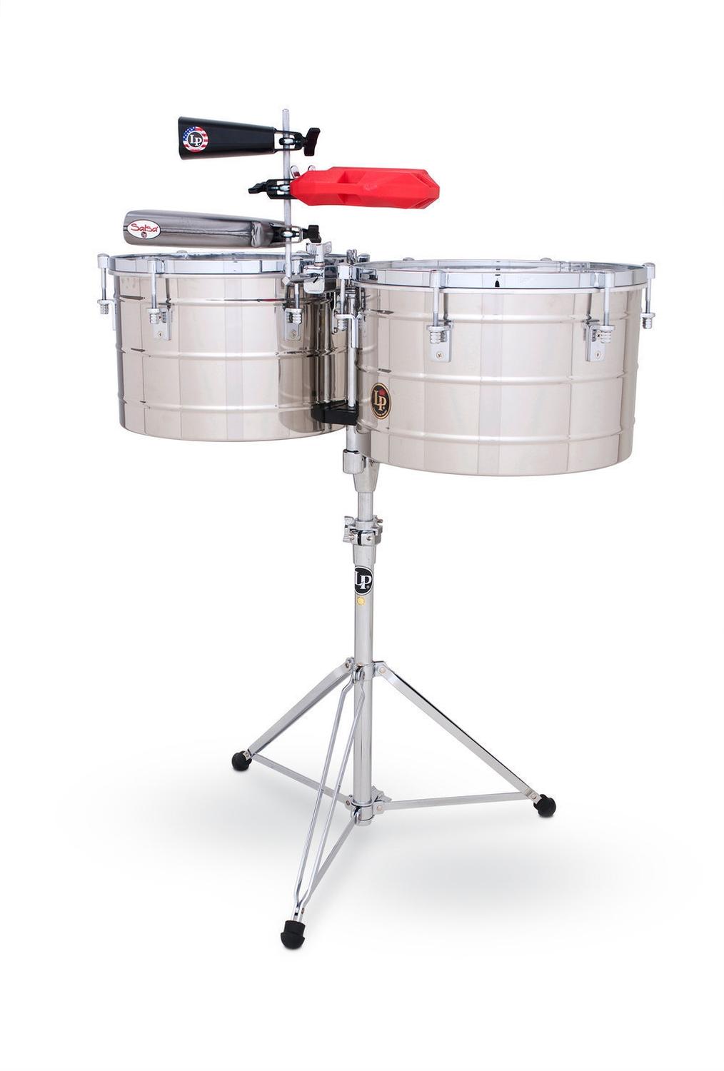 Timbales LP Tito Puente 15 - 16" Cromados LP258-S LATIN PERCUSSION