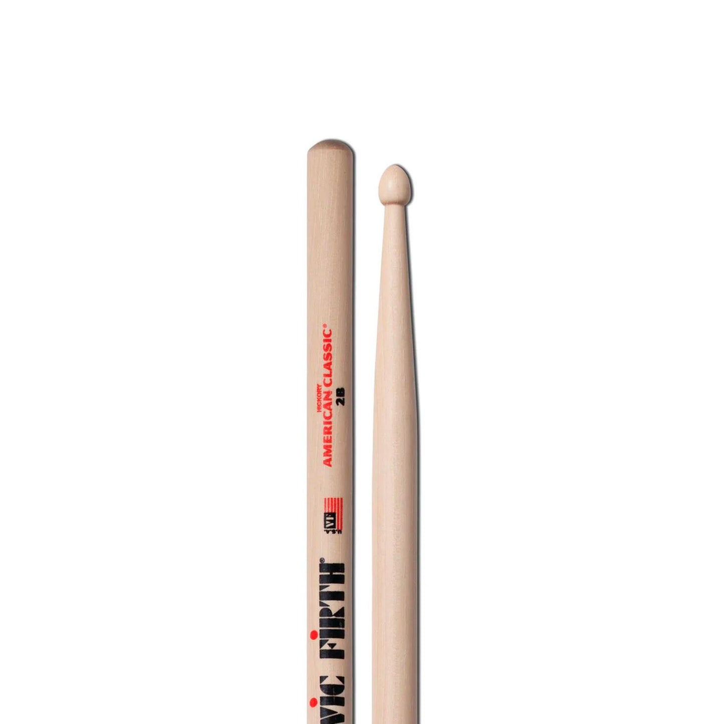 Baquetas American Classic punta madera 2B VIC FIRTH