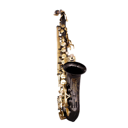 Saxofón Alto Eb Negro/Dorado con Estuche FT-6430BN KLINGT