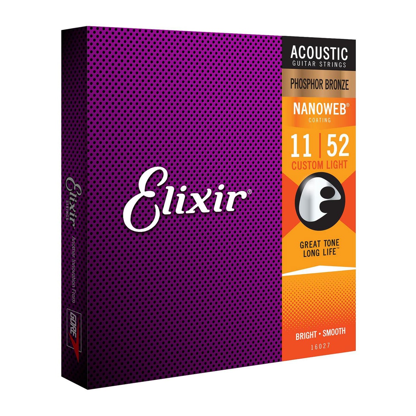 Set de Cuerdas para Guitarra Acústica Custom Light 16027 ELIXIR