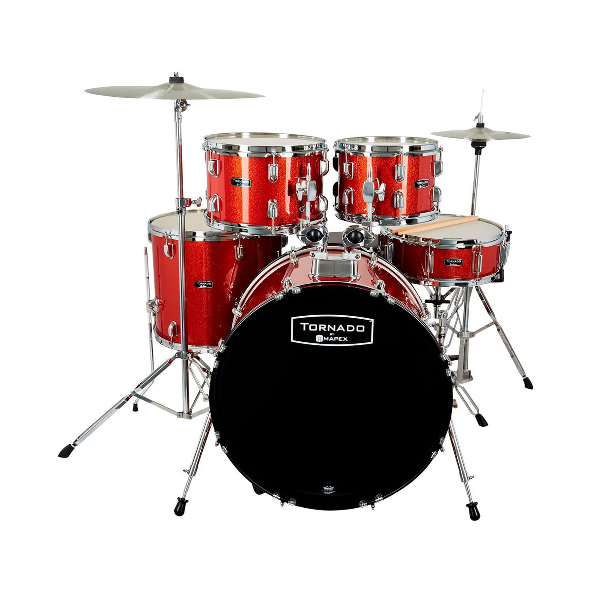 Bateria Tornado By Mapex 22 Rojo