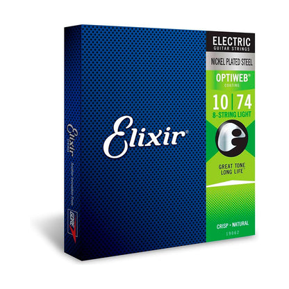 Paquete de 3 Sets de Cuerdas para Guitarra Eléctrica Optiweb 16552 ELIXIR