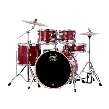 Batería de 5 pzs Serie VENUS Color Crimson Red Sparkle VE5295FTC-VM MAPEX