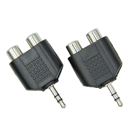 Adaptador 2 Jacks Hembra RCA a Plug 3.5mm Estéreo MRS AC110 MORRISON