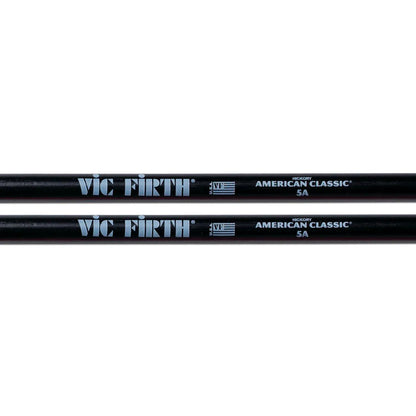 Baquetas American Classic Negras punta de madera 5AB VIC FIRTH