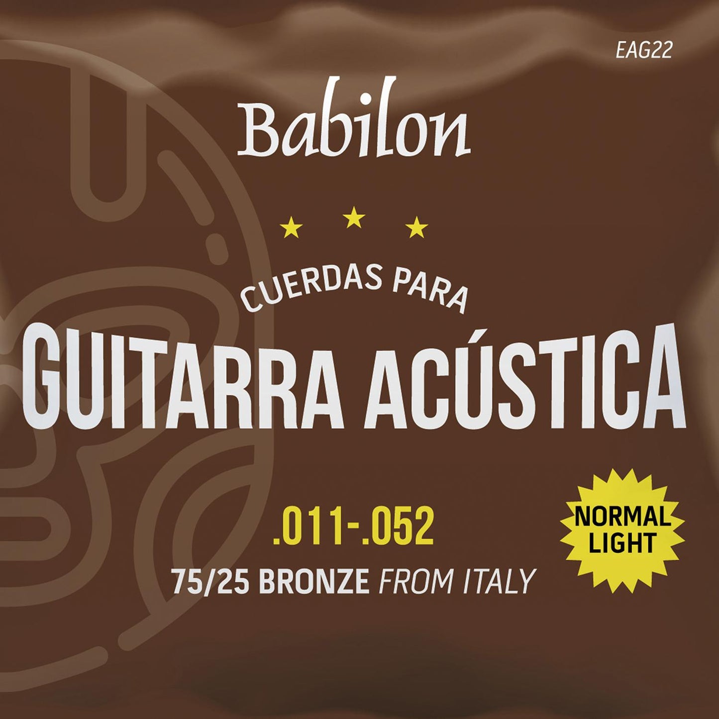 Set de Cuerdas para Guitarra Acústica (0.011-0.052) 75/25 EAG-22/011 BABILON