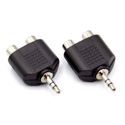 Adaptador 2 Jacks Hembra RCA a Plug 3.5mm Estéreo MRS AC110 MORRISON