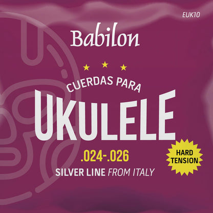 Set de Cuerdas para Ukulele (.024-.026) EUK10/2426 BABILON.
